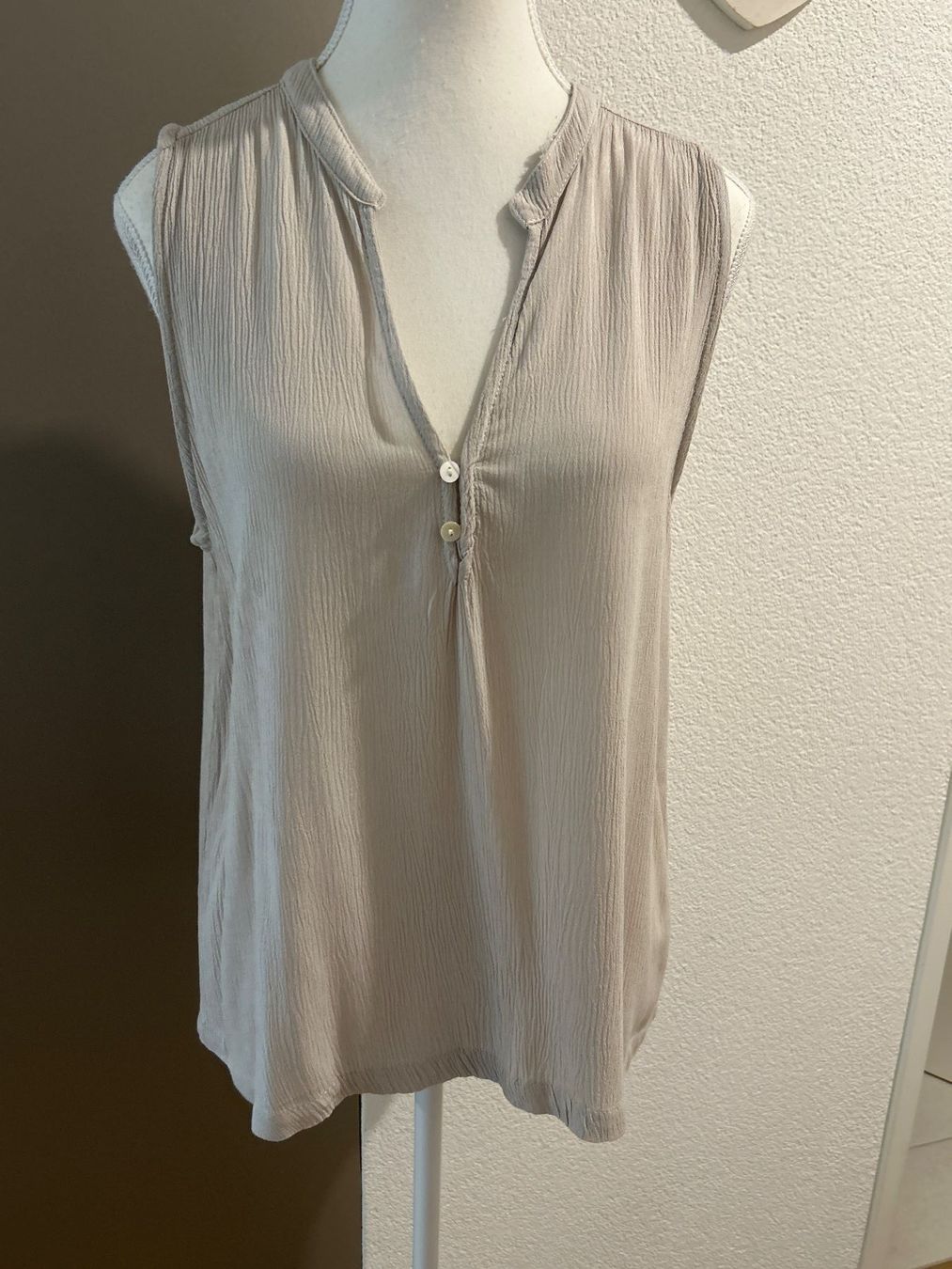 Camicette: Damen kurzarm Blusenshirt beige Gr. S – Nuovo (secondo la descrizione) da Brunnen venduto da Nala2929 1
