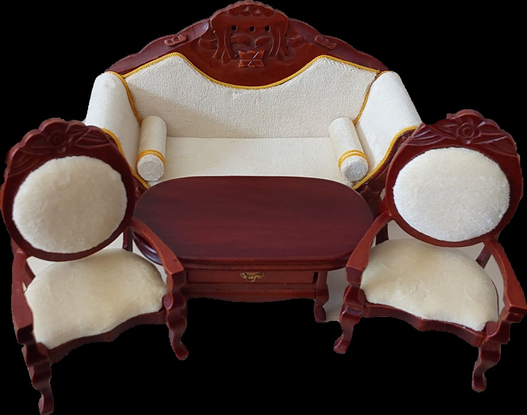 Maisons & Meubles de poupées: SOFA GARNITUR .......1:12 – Neuf (Voir description) à Adlikon b. Regensdorf par Mara10