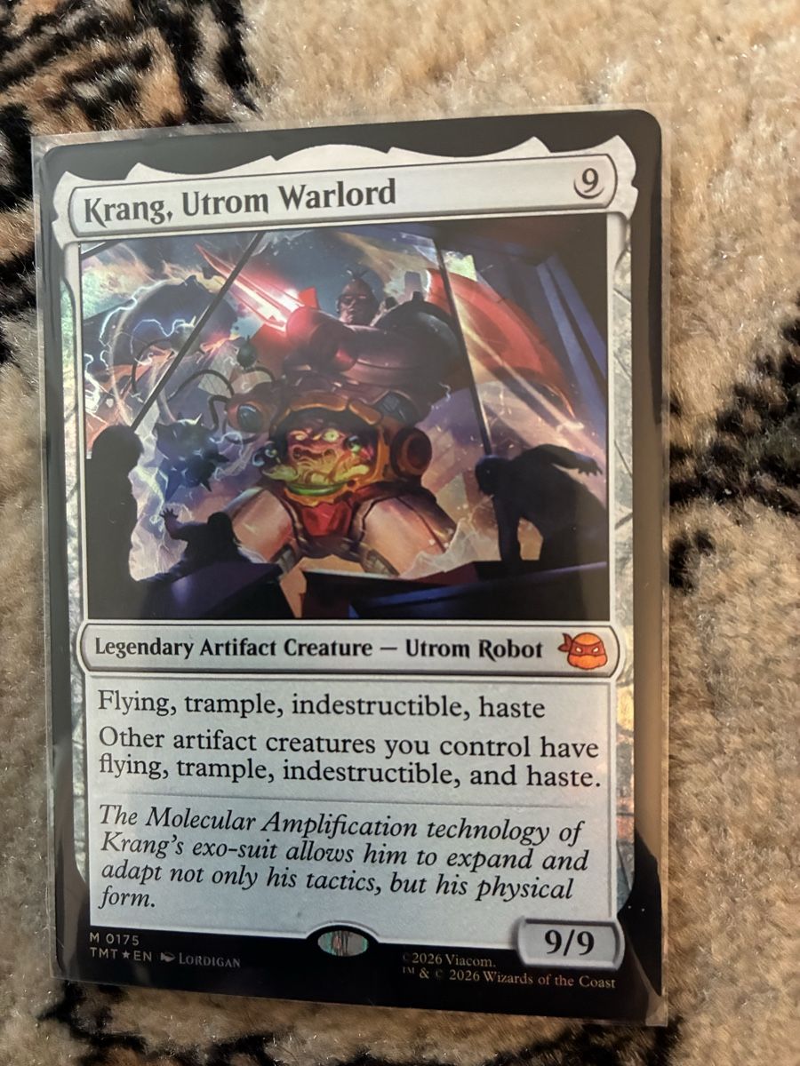 Magic The Gathering Carte collezionabili: MTG: Krang, Utrom Warlord M0175 Foil – Nuovo (secondo la descrizione) da Basel venduto da leinaz 1
