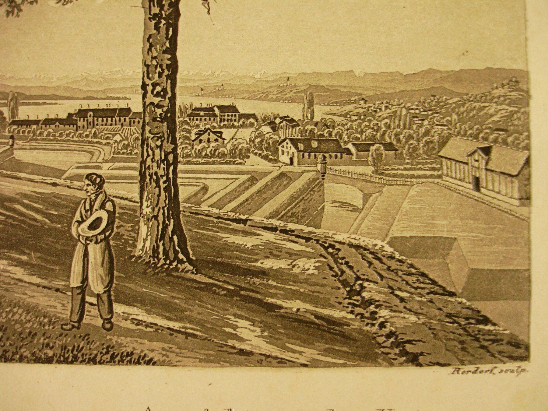 Incisioni: ZÜRICH AQUATINTA UM 1835 – Usato da Grüningen venduto da Kartensammler 3