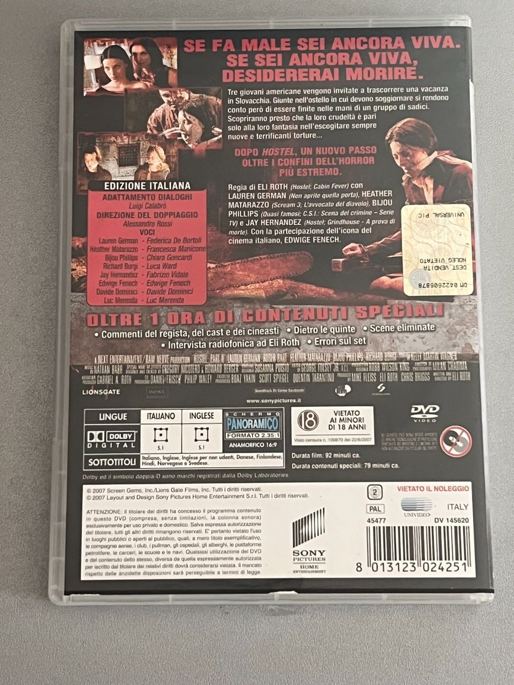 Tutti i DVDs: Hostel Part II DVD – Usato da Rivera venduto da poweradem05 1