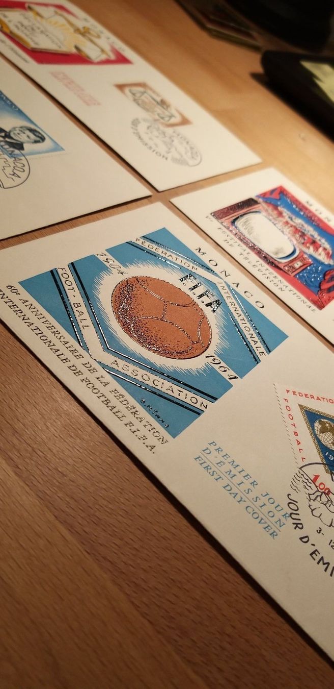 Alle Briefmarken: 4 tolle FDC Monaco 1964 – Gebraucht aus Unterägeri von PhilatelieStudiger 3