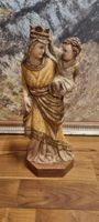 Figur Madonna mit Kind mit Krone 60cm hoch 