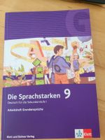 Die Sprachstarken 9, Klett. Arbeitsheft Grundansprüche. Neu.