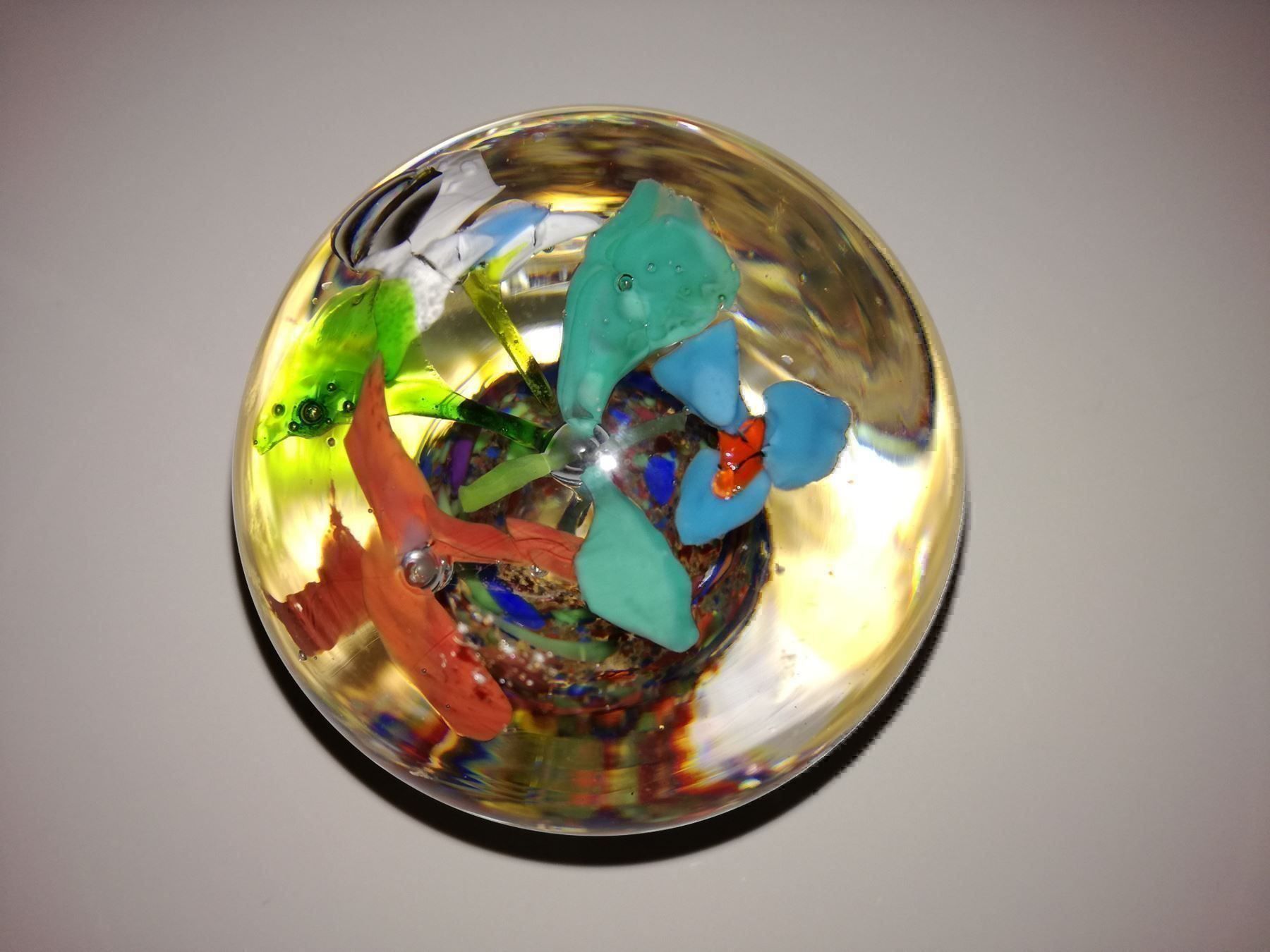 Sculture & Statue: BRIEFBESCHWERER GLAS BLUMEN MURANO – Usato da Locarno venduto da ICARO8 2
