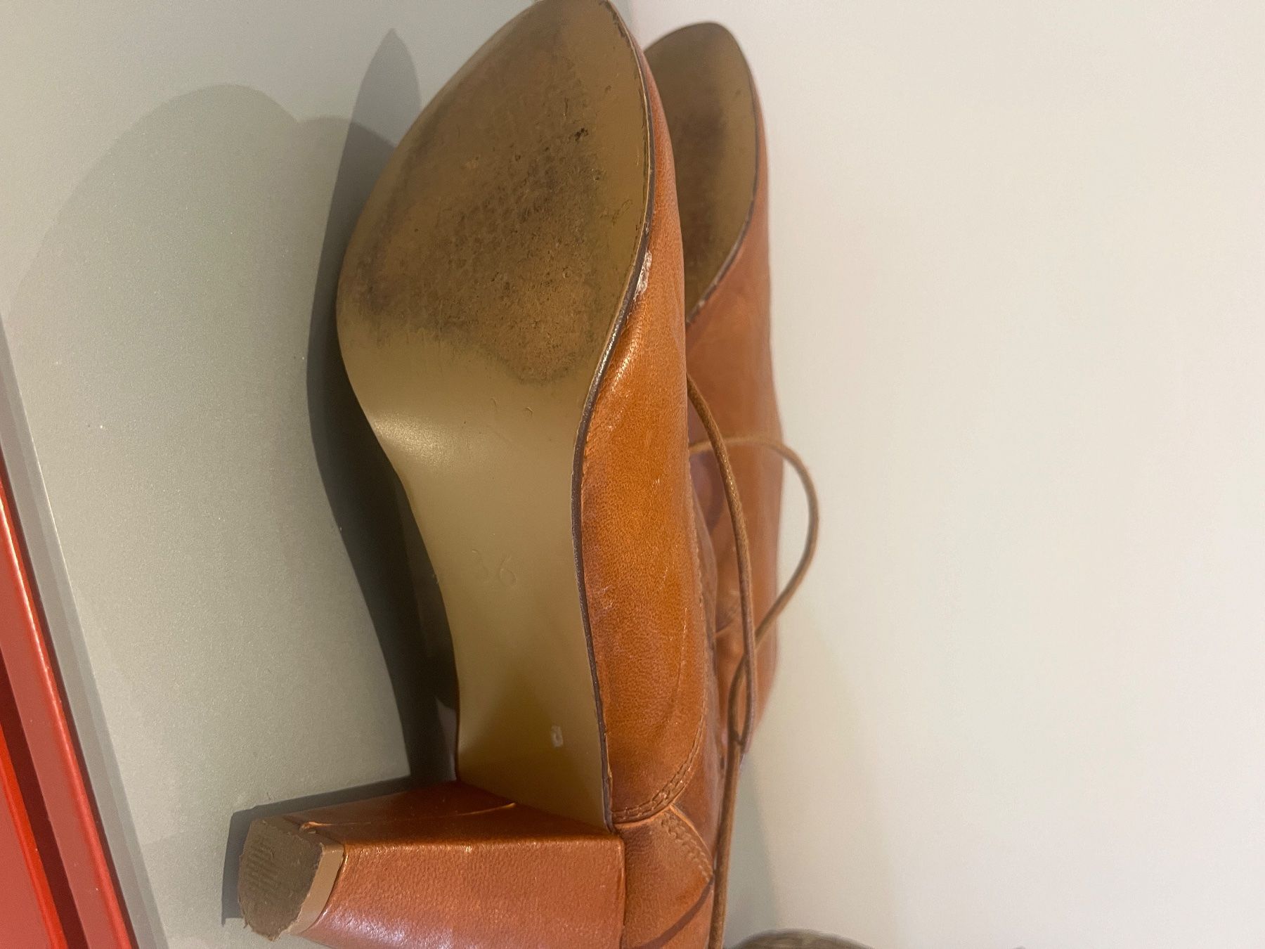 Scarpe da donna: Schicke Görtz Schnürschuhe Gr. 36 Leder – Usato da Davos Wiesen venduto da Roseli21 3