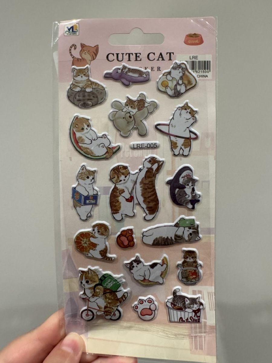 Aufkleber: Cute Cats Stickers – Neu und originalverpackt aus Sins von sum_lv6d