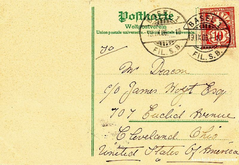Cartoline postali: Fribourg -Cathédrale Tram 1906 – Usato da Emmenbrücke venduto da teestube 1