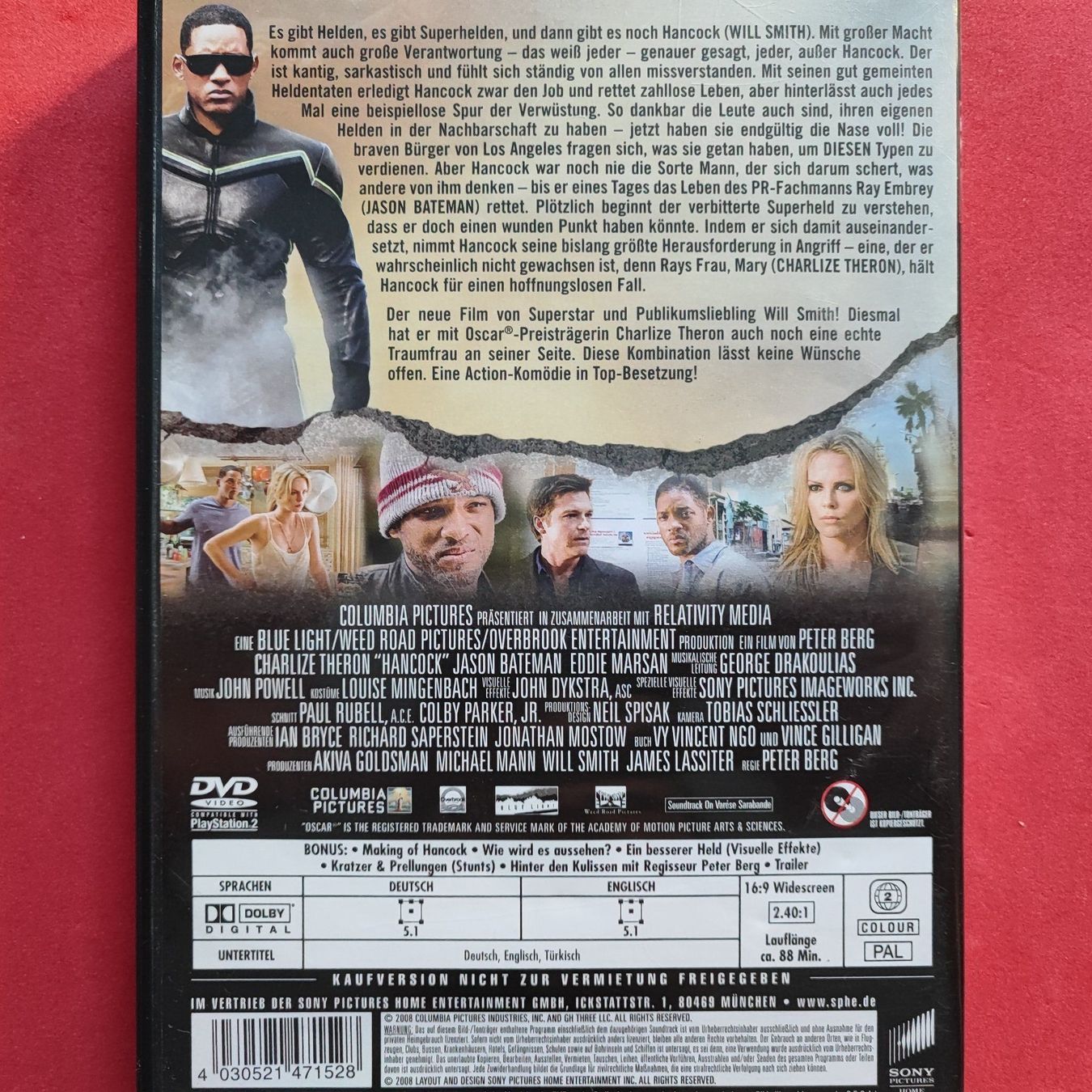 Tutti i DVDs: Hancock – Usato da Dübendorf venduto da kb86_MOVIE 1