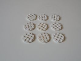 LEGO - 9 - GROSSE - WEISSE - RUNDSTEINE