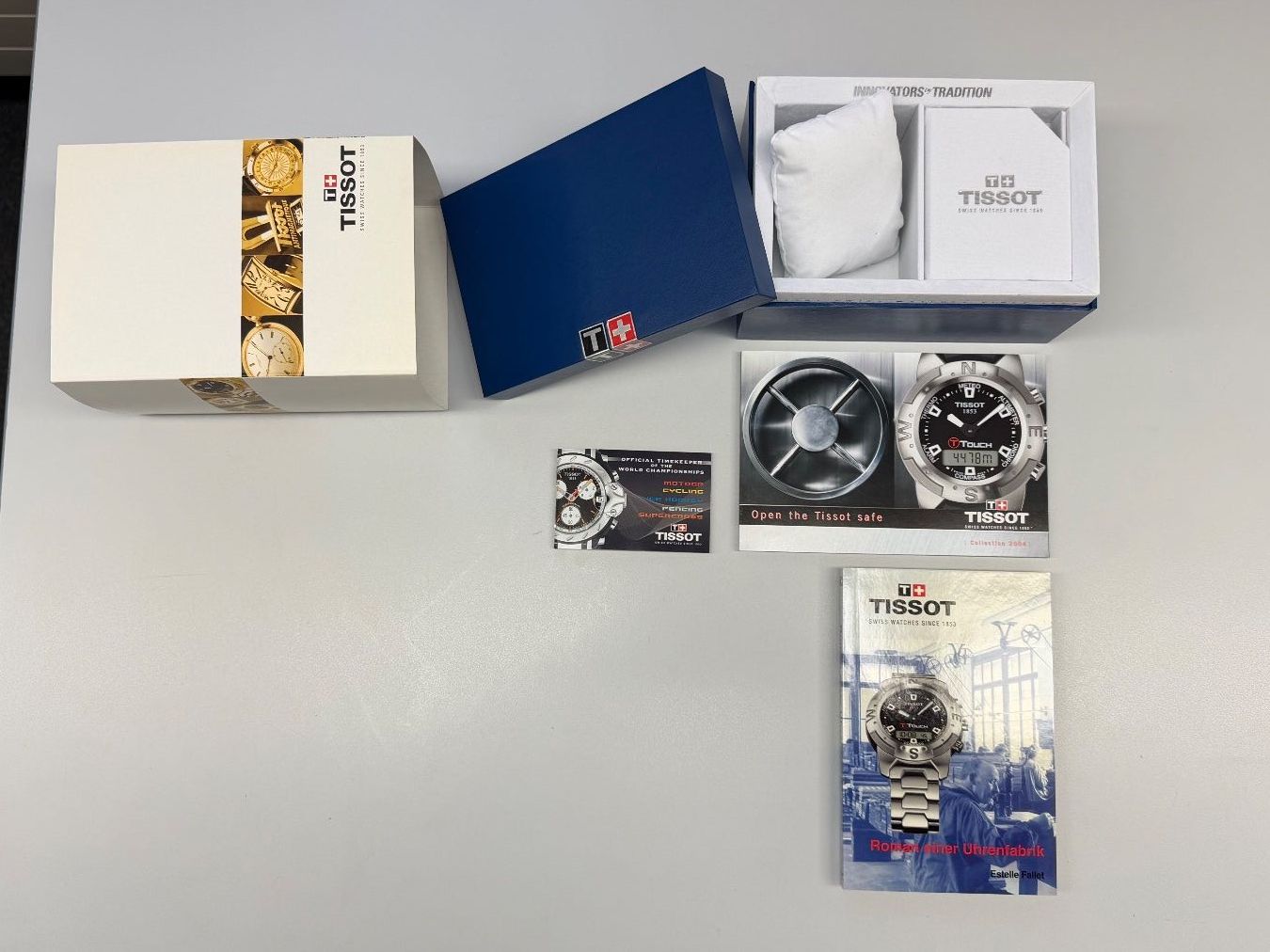 Tissot Uhren: TISSOT Uhrenbox ältere Generation – Gebraucht aus St. Gallen von galluswatches 1