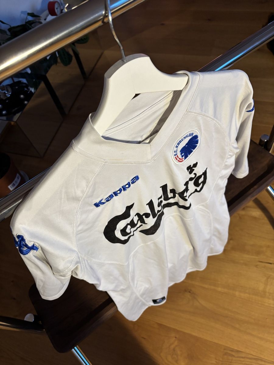 Kappa Leibchen & Hosen: FC Kopenhagen Trikot Kappa weiss  – Gebraucht aus Meilen von jak_25kv 2