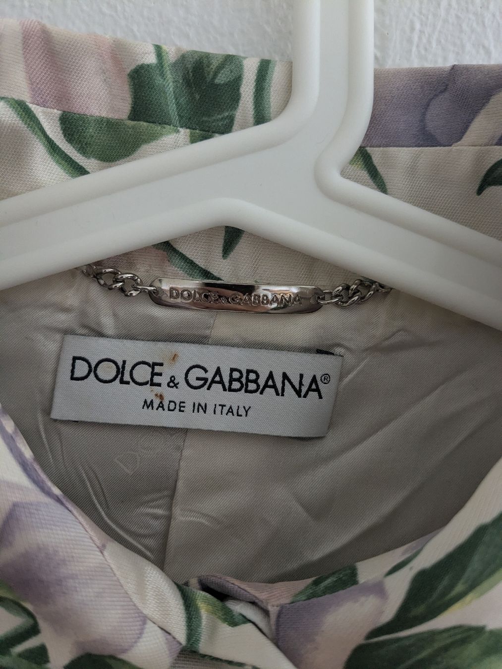 Dolce & Gabbana Giacche: Dolce & Gabbana Blazer Rosendruck,  Seidei – Usato da Niederweningen venduto da Karin7777 2