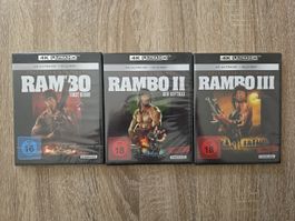 Rambo Teil 1-3 - 4K UHD BluRay (NEU OVP)
