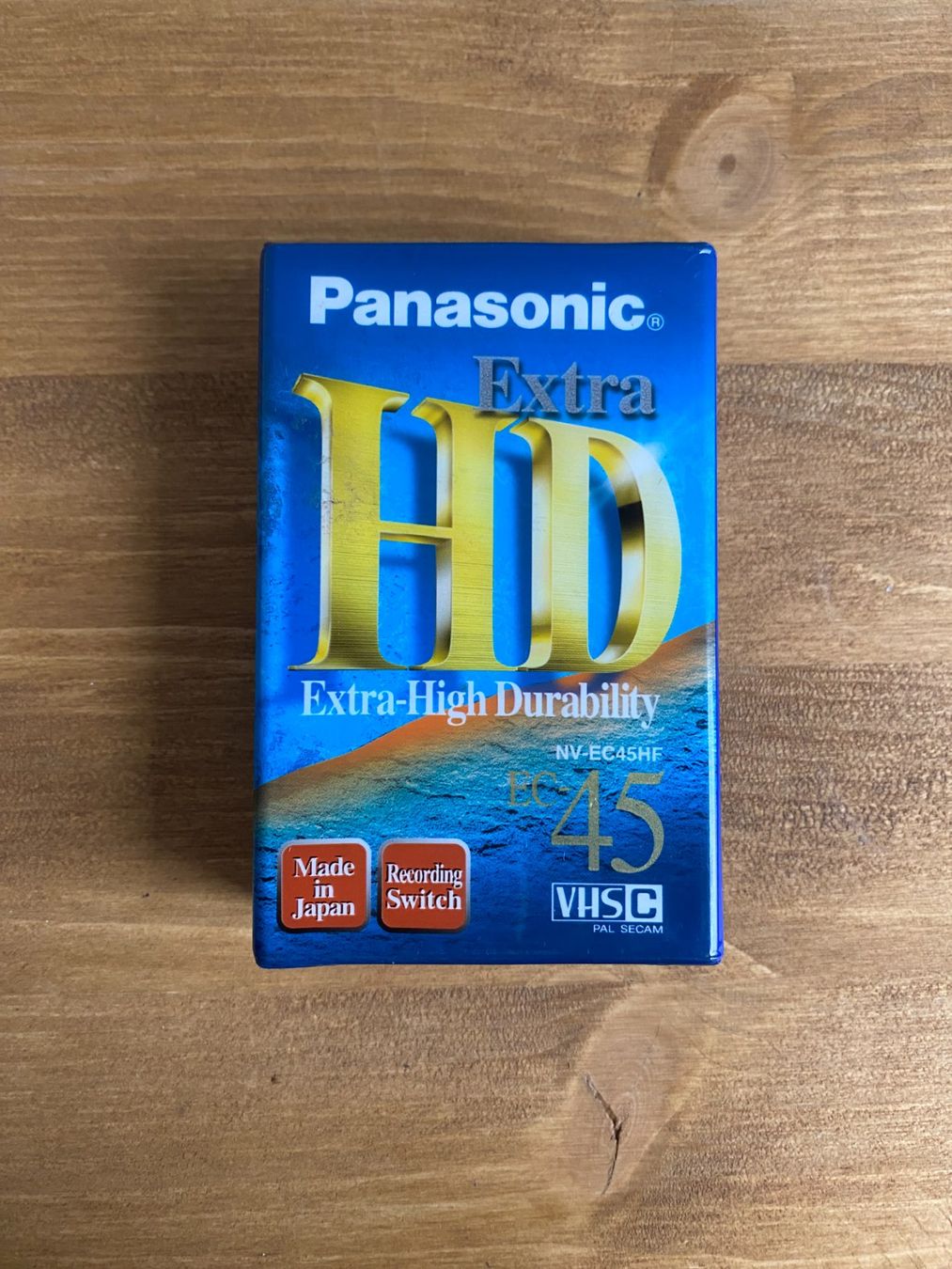 Cassette vuote: Panasonic VHS Kassette Extra HD EC-45 – Nuovo e nell'imballaggio originale da Luzern venduto da fairflip