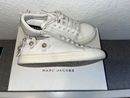 White Marc Jacobs sneakers, 36 leather original box