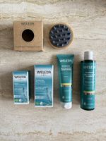 WELEDA Rosemary Hair Care Set + Scalp Brush New