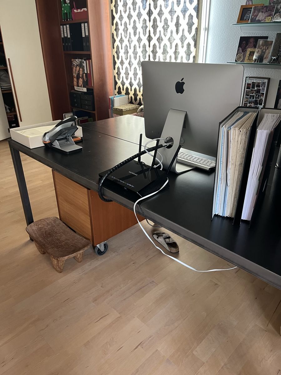 Tavoli: Table en métal anthracite  – Usato da Birmensdorf ZH venduto da Sab5555 2