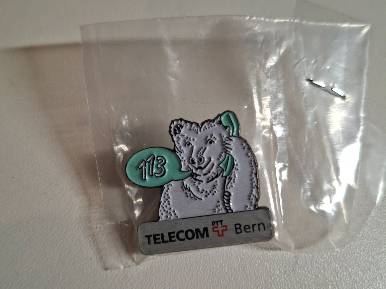 Plaquettes & Badges: Pin 113 PTT TELECOM Bern – Neuf avec emballage d'origine à Erlinsbach par pfunky