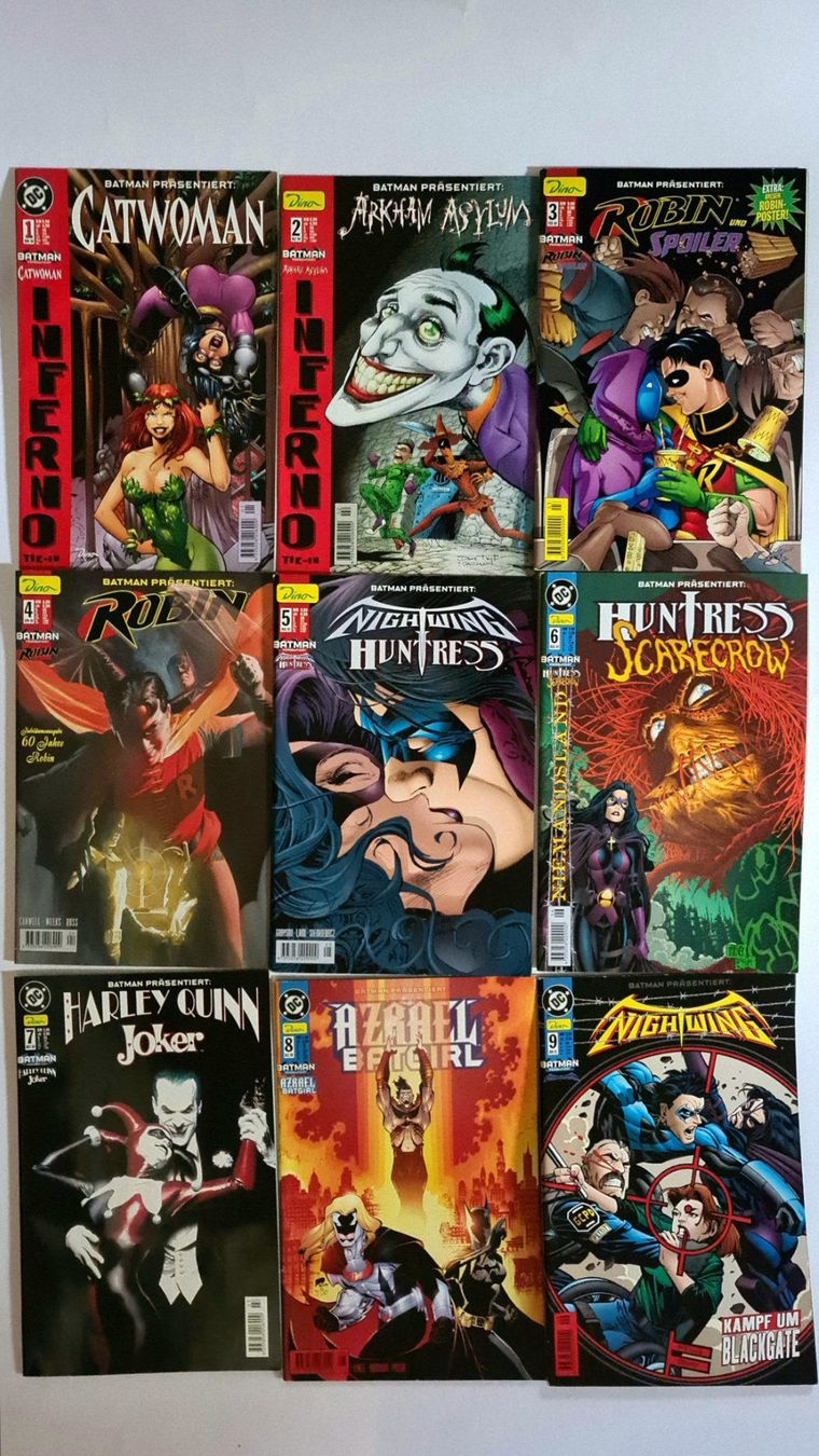 Batman Präsentiert Catwoman, Robin, Joker, ect.. Comic 1-9, (Gebraucht ...