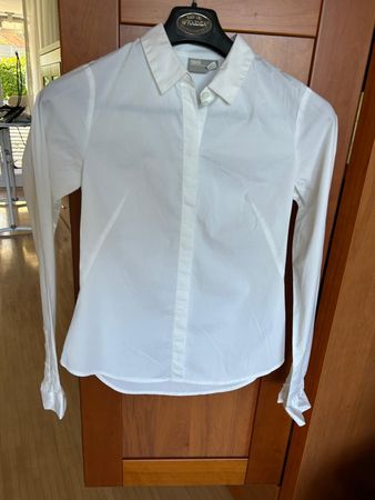 Klassische ASOS Langarm-Bluse / Hemd – Weiss– Gr. 36 (UK 8)