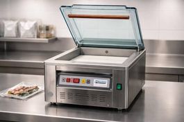 Gebrauchte Vakuummaschine aus Edelstahl