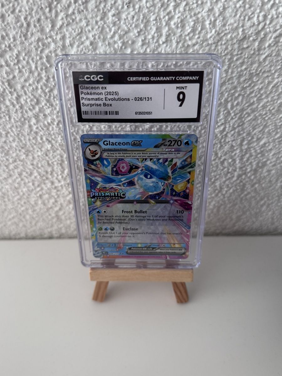 Pokémon Carte collezionabili: Glaceon ex CGC 9 Mint - Prismatic Evolutions - Selten! – Nuovo (secondo la descrizione) da Utzigen venduto da perfekten