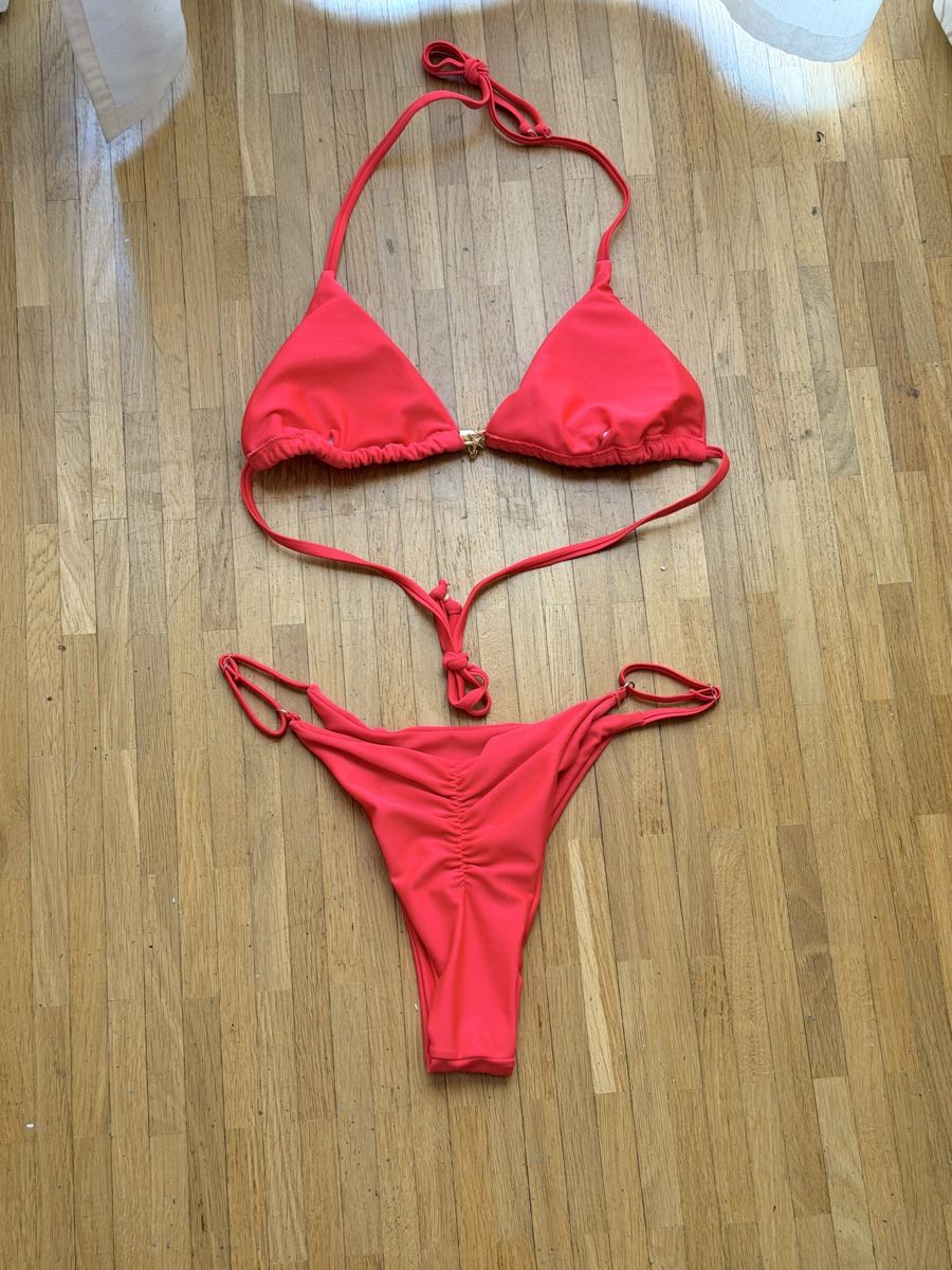 Costumi da bagno & Bikini: Maillot de bain rouge deux pièces – Nuovo e nell'imballaggio originale da Le Lignon venduto da Ana2831 2