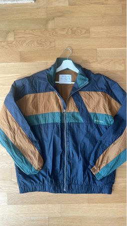 Iets Frans Track Jacket Navy Brown Green Size L