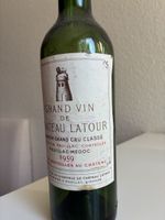 Latour 1959 (demi bouteille vide)