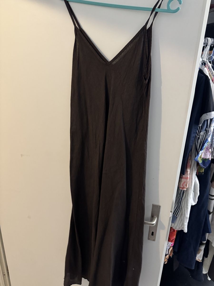 Kleider: leinenkleid  braun neu gr. 36 – Neu (gemäss Beschreibung) aus Seengen von Shiara