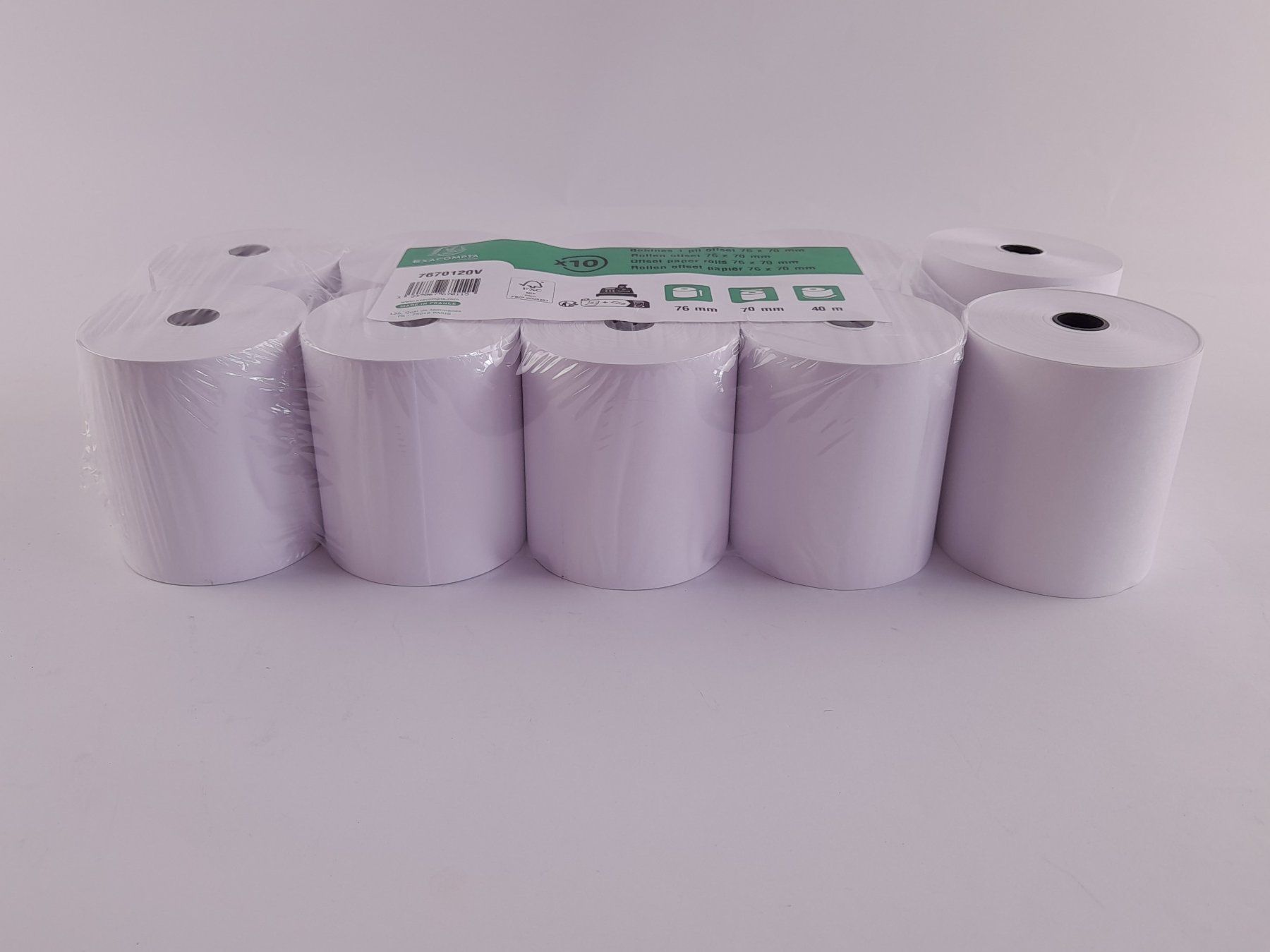 Carta: EXACOMPTA Rollen offset 76x70mm – Nuovo (secondo la descrizione) da Liebefeld venduto da Restwert_Liebefeld 3