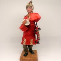 Traditionelle Folklore-Puppe, Israel, Judaica, handgefertigt