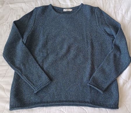 Maerz Pullover blau meliert Grösse 40 Zustand top