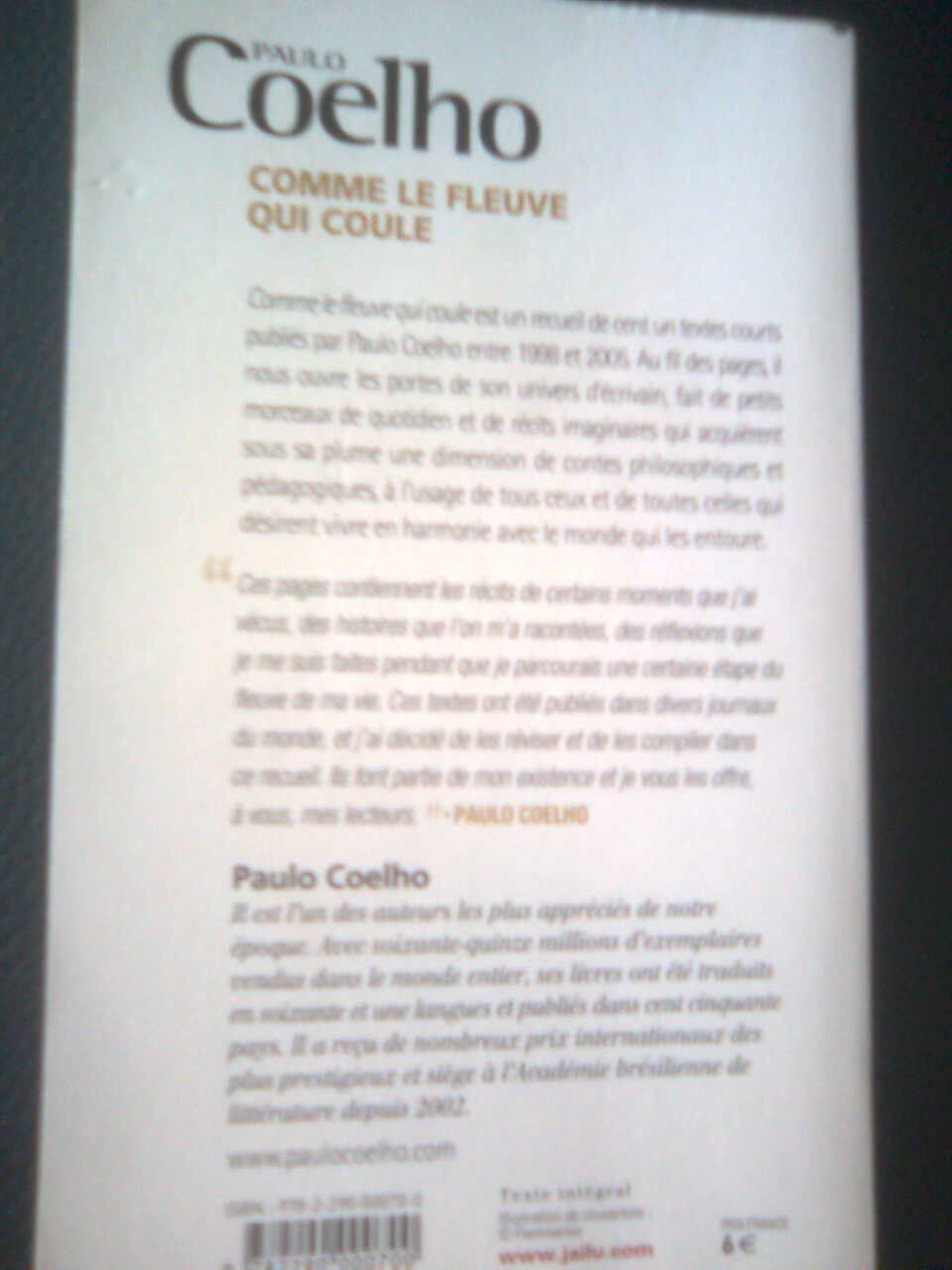 Bücher: Paulo Coelho Comme le fleuve qui coule – Gebraucht aus Basel von Alacant 2