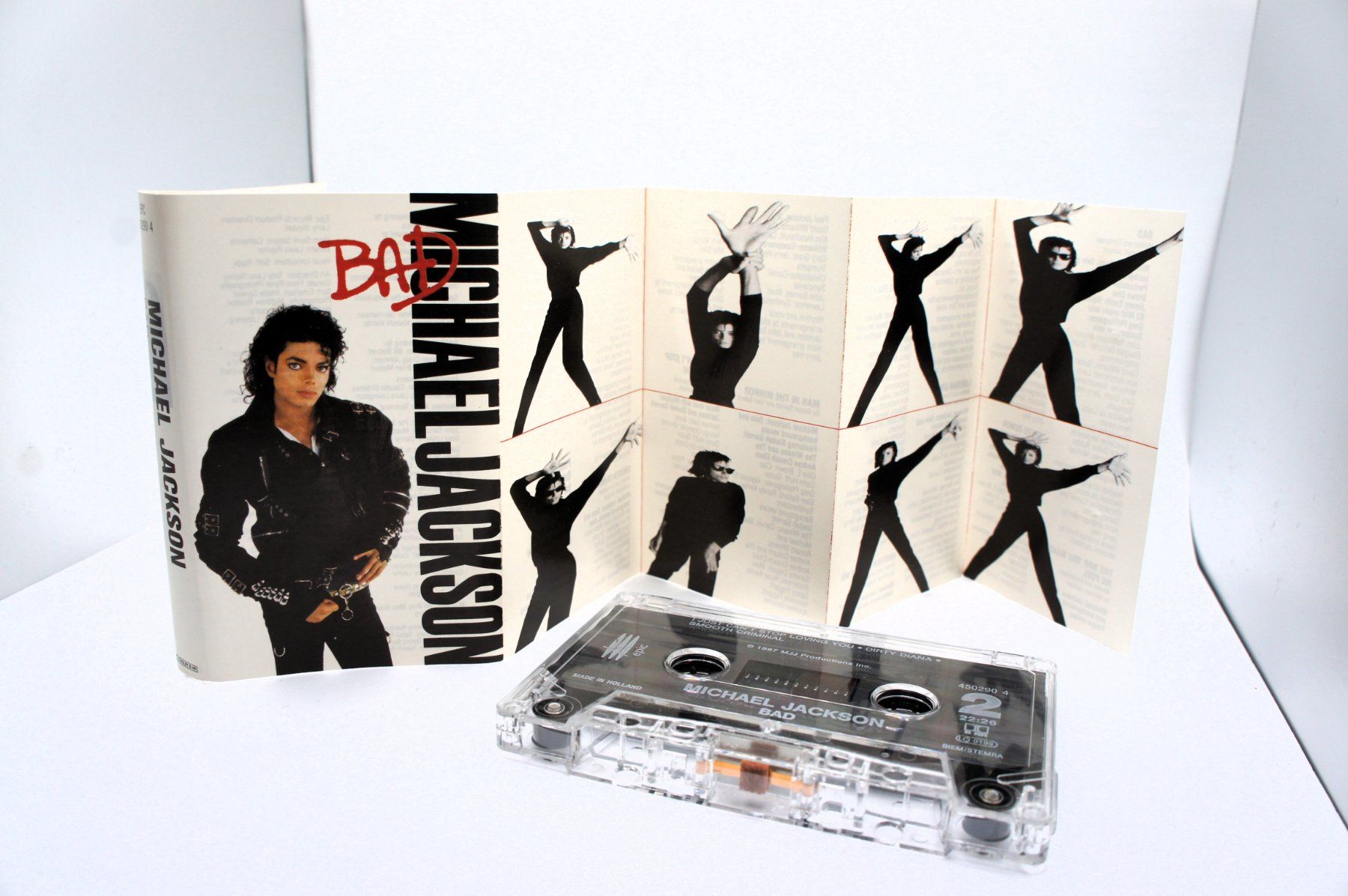 Musicassette: MC Michael Jackson - Bad / Europe Reissue Musikkassette – Usato da Ernetschwil venduto da luisvonerni 2