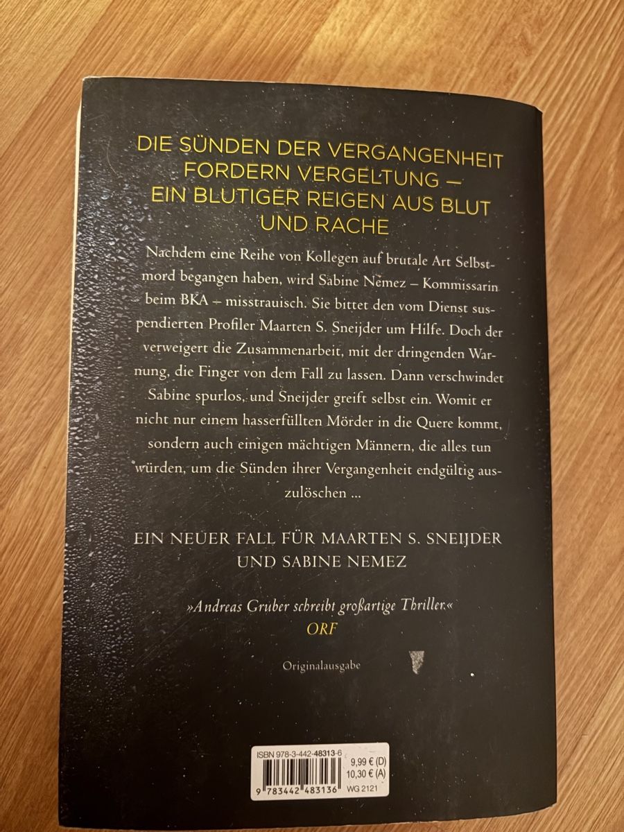 Libri: Tod es reigen - Andreas Gruber – Usato da Bern venduto da alm_tz7k 1