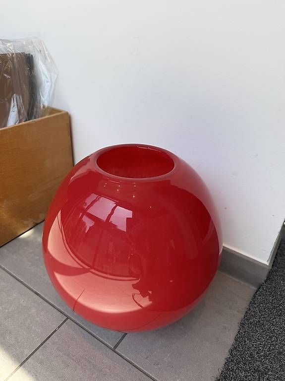Vasi & Recipienti: Glasvase handgemacht rot – Usato da Zürich venduto da anaseitz