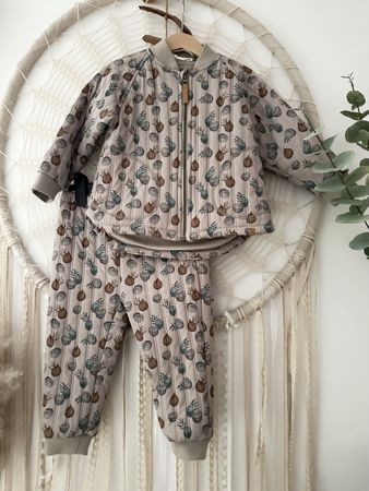 Lil Atelier Kinder Set Jacke und Hose gesteppt Gr. 92 