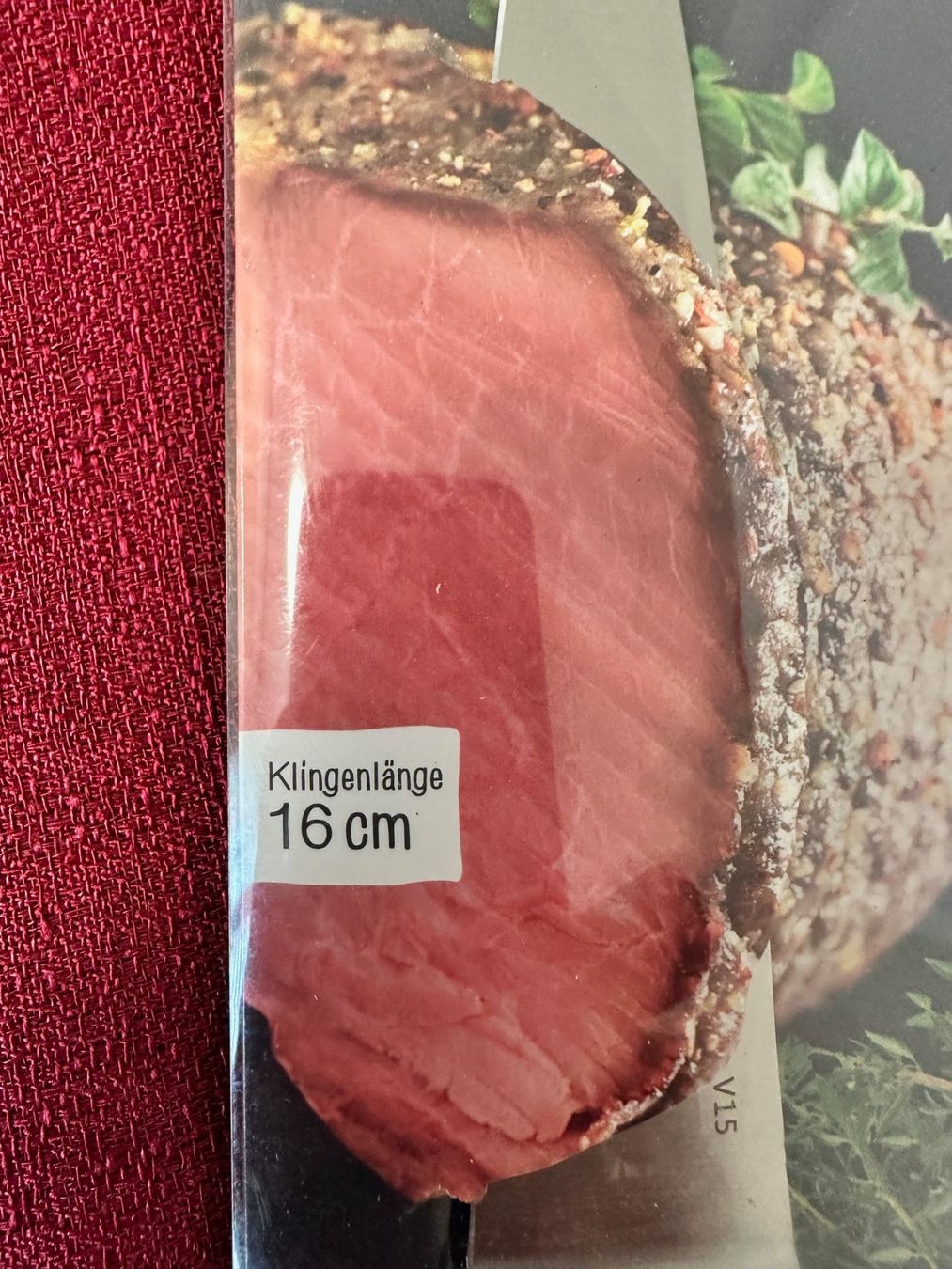 Coltelli da cucina: Neues Fleischmesser von Edeka, 16 cm Klinge – Nuovo e nell'imballaggio originale da Abtwil AG venduto da MaVo.0710 3