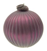 Weihnachtskugel Glaskugel Biedermeier Stil massiv Glas