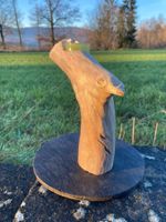 Kerzenhalter Schwemmholz Vogel Handarbeit