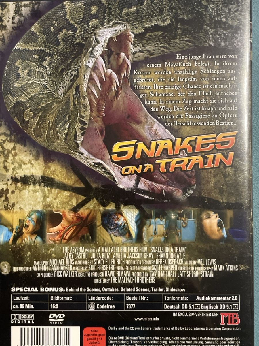 Tutti i DVDs: Snakes on a Train (2006) – Usato da Waldenburg venduto da Mimily33 1