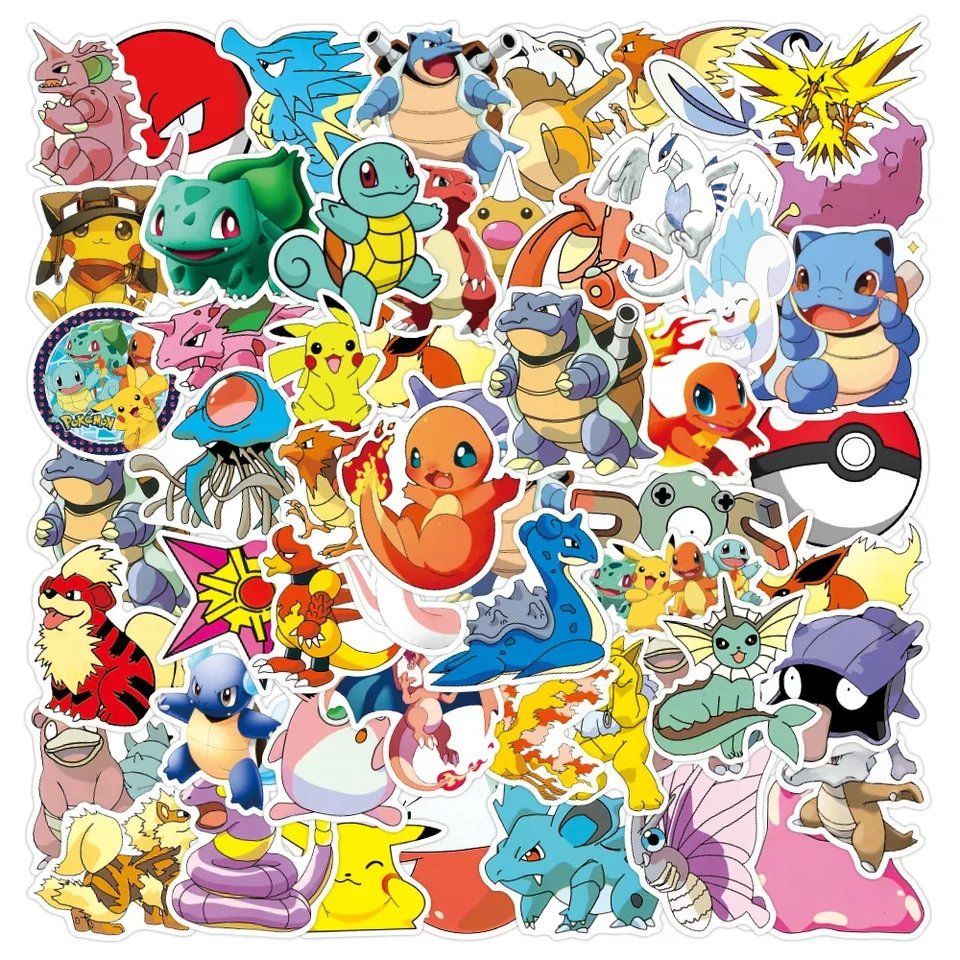 Aufkleber: Pokemon  Mega Sticker Packet 50stk. – Neu und originalverpackt aus Tuggen von Zweitechanceboutique 2