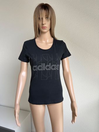 Adidas Black T-Shirt Women Size S - Perfect for Summer!