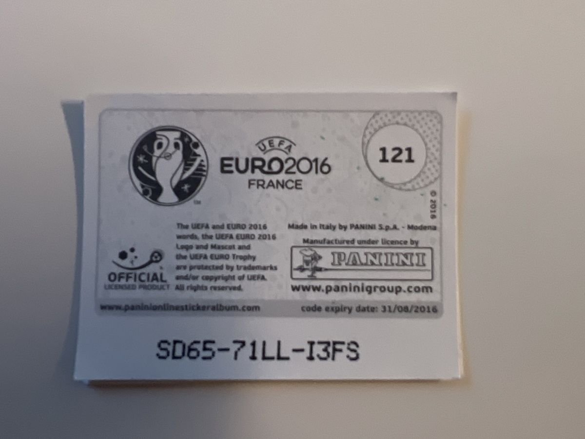 Panini Carte collezionabili: Panini Frankreich EM 2016 England Mannschaft Glitzerbild – Nuovo (secondo la descrizione) da Dietikon venduto da Emoruk 1