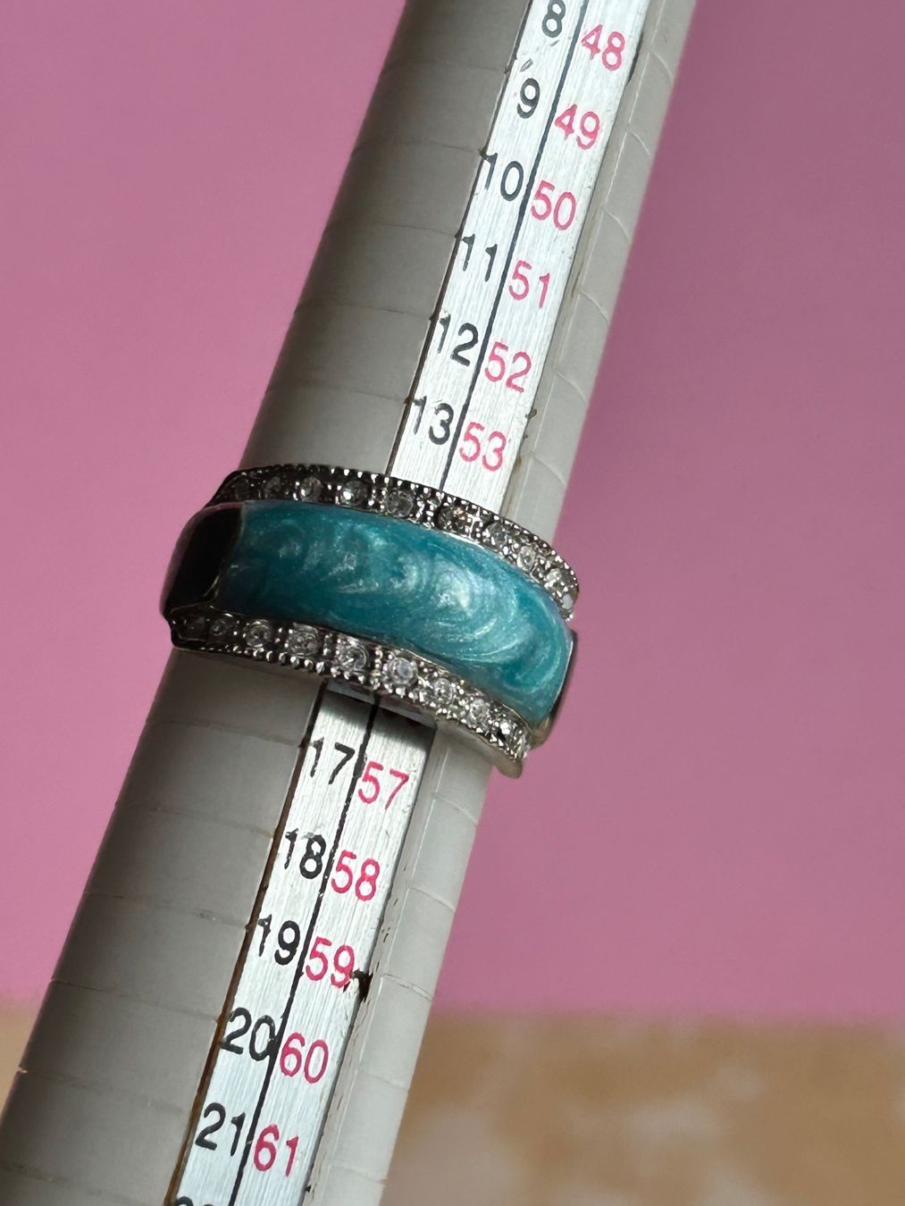 Anelli: Fingerring Türkis Meer (56) – Usato da Laufen venduto da Bellebellezza 2