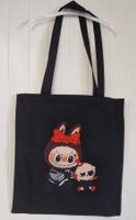 TOTE BAG  labubu noir unique en toile NEUF