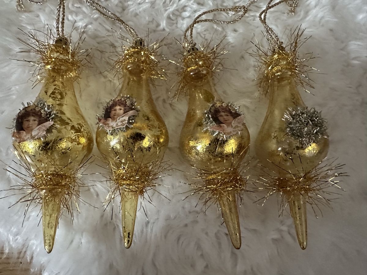 Tutte le decorazioni: 4 vintage Nostalgie Kugeln – Usato da Oberentfelden venduto da vilibrand