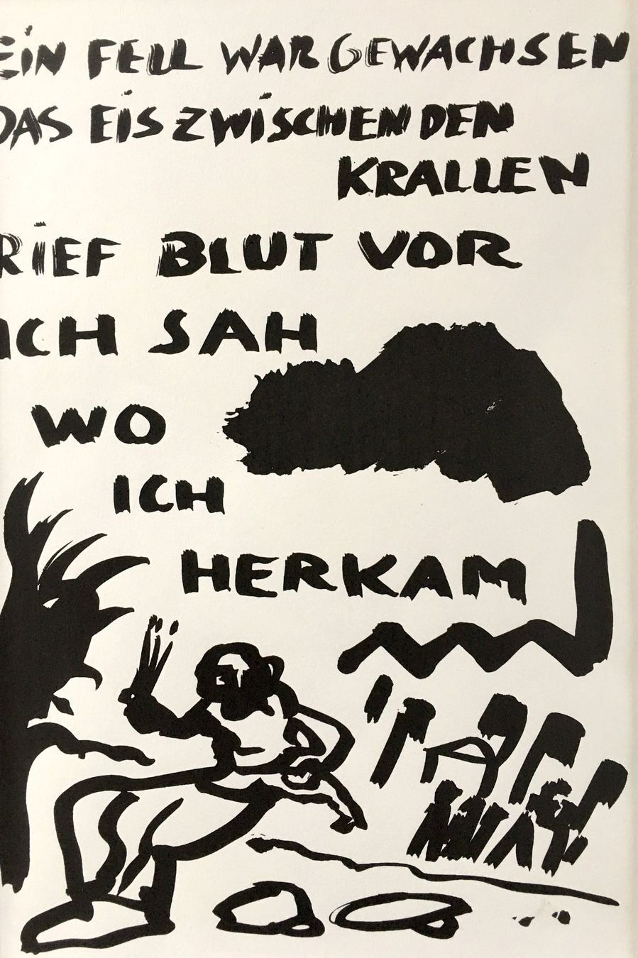 Grafica & Litografie: A.R. Penck 2 Original Siebdrucke / Serigraphien "Lyrik" – Usato da Nennigkofen venduto da juhit 3